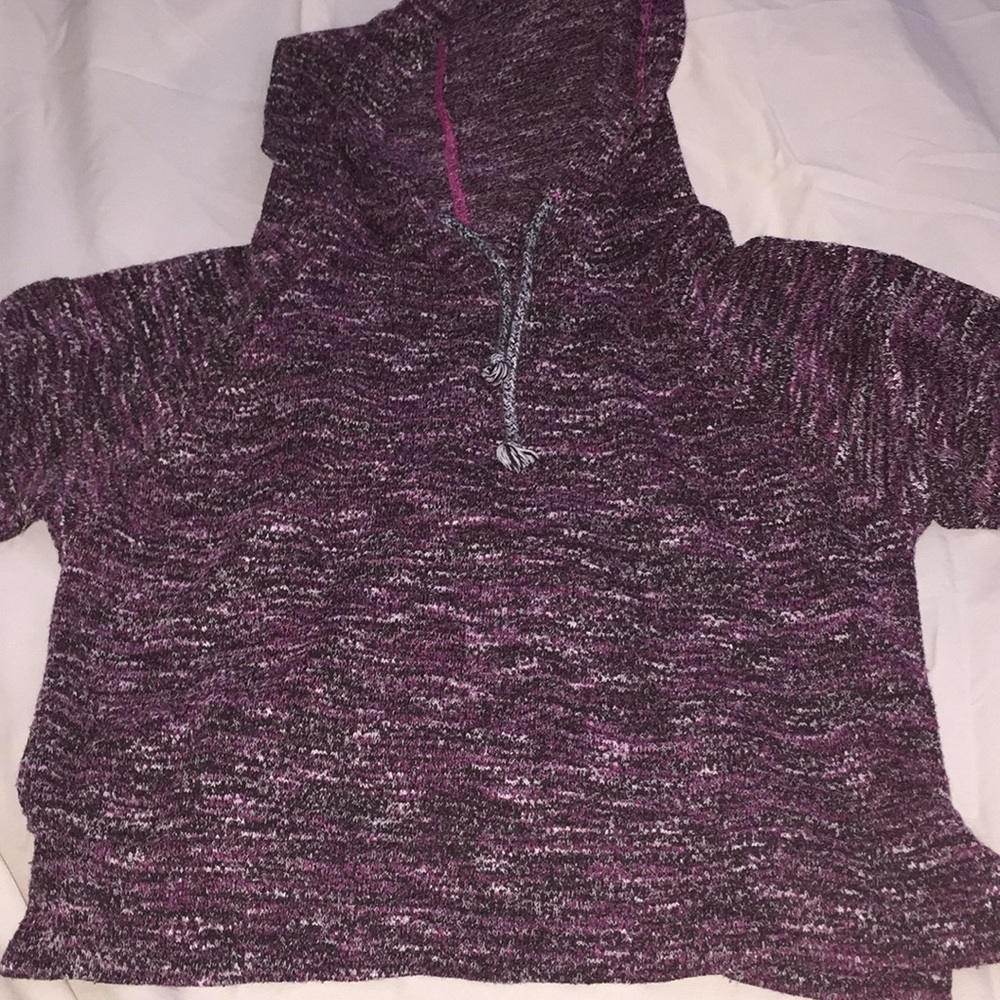 Aeropostale live love dream cropped hoodie